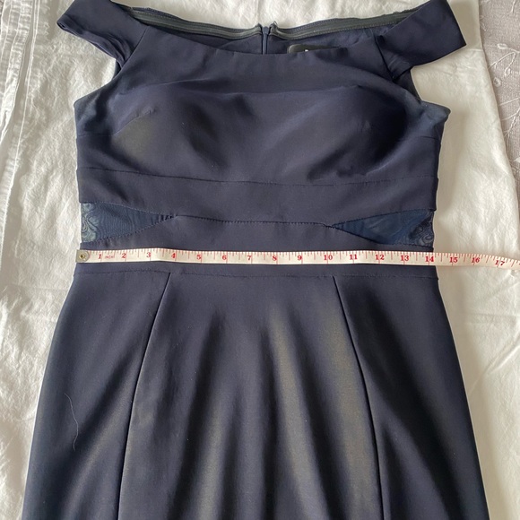 BaNites size 8 Semi-Formal dress with sexy mesh inserts at waist. - Picture 5 of 15